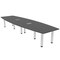 Skutchi Designs 45 in W, 144 in L, 29 in H, Engineered Wood Top, Grey H-BOT-46143PT-AN-EL - alternate 1